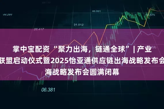 掌中宝配资 “聚力出海，链通全球” | 产业出海生态联盟启动仪式暨2025怡亚通供应链出海战略发布会圆满闭幕