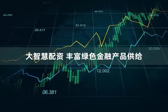 大智慧配资 丰富绿色金融产品供给