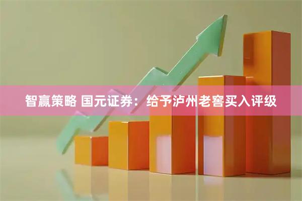 智赢策略 国元证券：给予泸州老窖买入评级